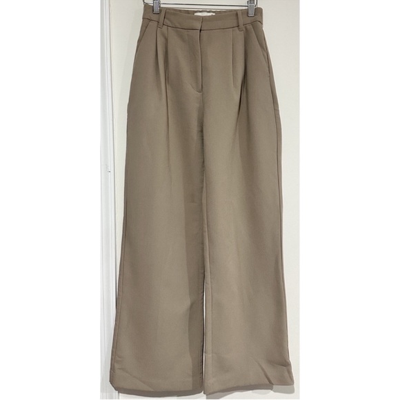 Abercrombie & Fitch Curve Love Sloane Tailored Wide Leg Pant 26Regular - Picture 2 of 10